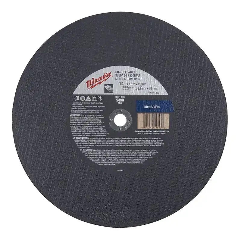 Milwaukee 49-94-1475 Cut-Off Wheel 14 x 1/8 x 1 A24R