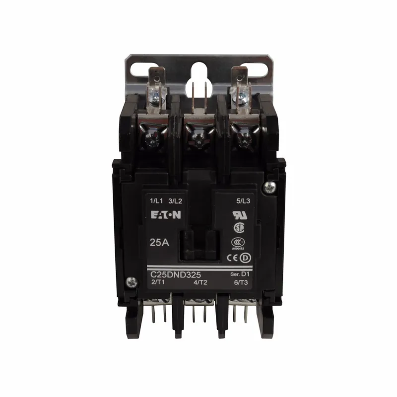 Eaton C25DND330H Definite Purpose Control Contactor 30A 277 Vac 60 Hz