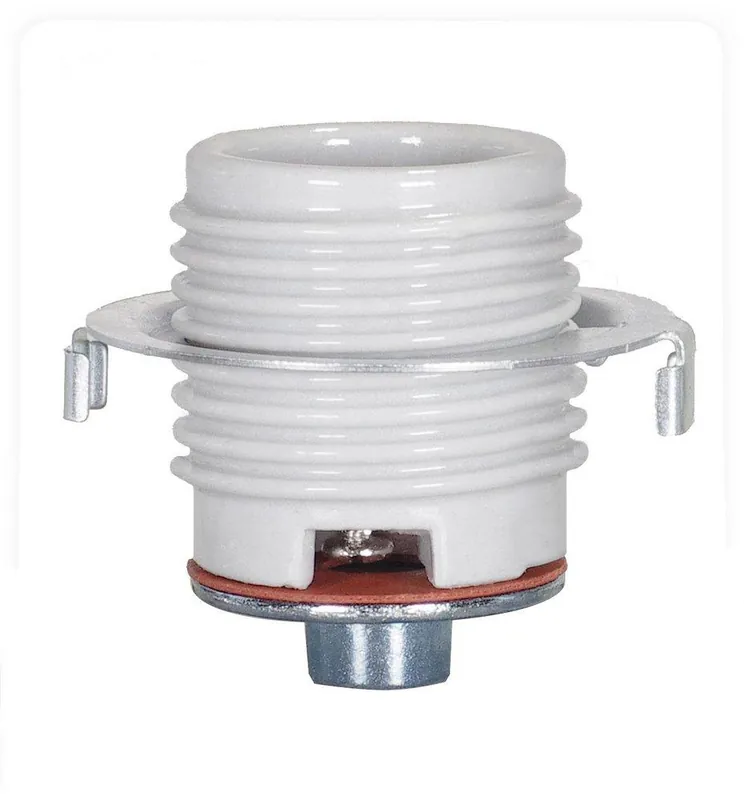SK0496269-US20260702-105043-0 SATCO 80/1073 1/8 x 2-3/50 in. 660W 250V Keyless Threaded Porcelain with Cap and Ring - Image 1