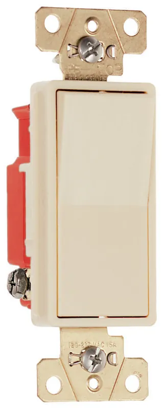 SK0496330-US20260702-105043-0 Pass & Seymour 2621I Single Pole, Back And Side Wire, Decorator Switch, 20 Amps, 120/277 Volts - Image 1