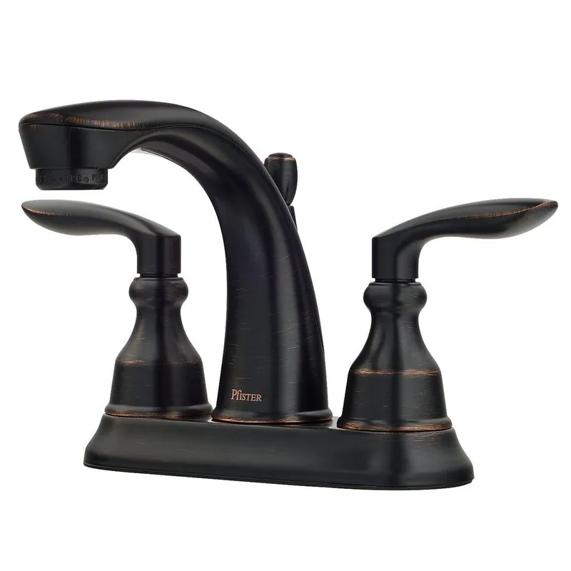 SK0496420-US20260702-105043-0 Pfister LG48CB1Y Avalon Two Handle Centerset Bathroom Sink Faucet in Tuscan Bronze - Image 1