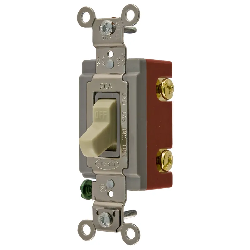 Hubbell HBL1222I HUB 20A DP Ivory SW