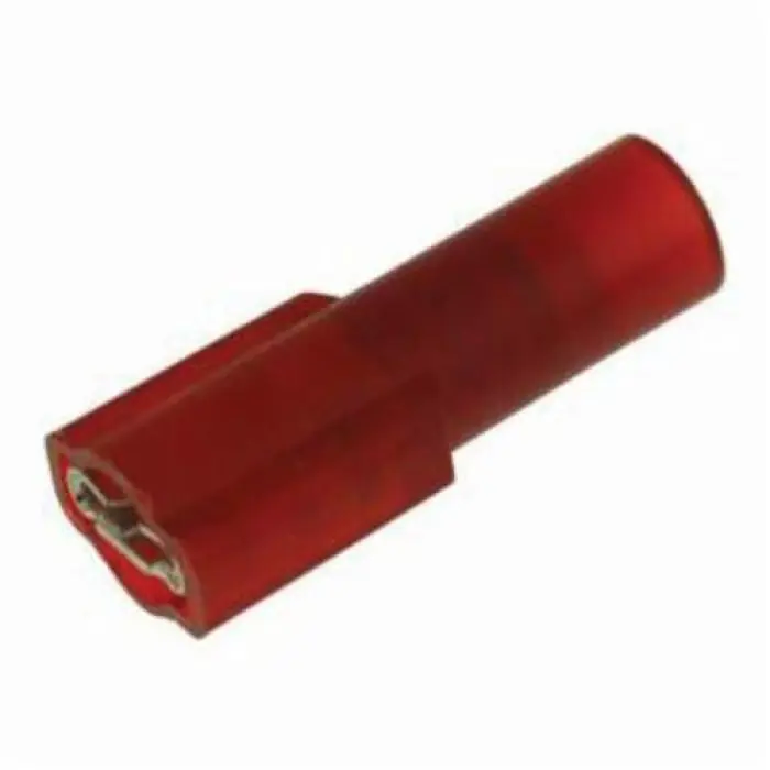 SK0496434-US20260702-105043-0 3M FDI18-250Q Fully Insulated Female Disconnect Terminal 22 to 18 AWG 0.032 x 0.25 in Tab - Image 1