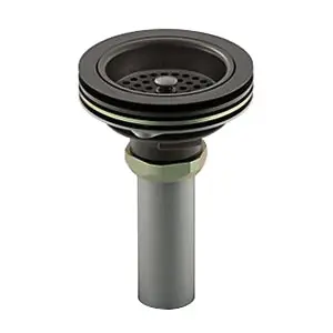 SK0496573-US20260702-105043-0 Kohler K-8801-2BZ Duostrainer Brass Sink Strainer, 3-3/8 in, Oil Rubbed Bronze - Image 1