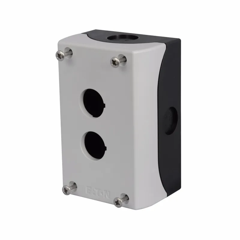 Eaton M22-I2-PG Eaton Electrical M22-I2-PG 2-Hole NEMA 4X/13 Surface Mount White Push Button Enclosure
