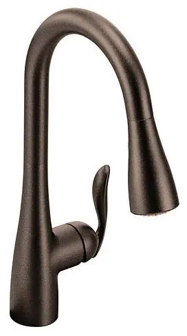SK0496982-US20260702-105043-0 Moen 7594ORB Kitchen Faucet 1.5 GPM Pull-Down Oil Rubbed Bronze - Image 1