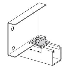 Eaton 9ZN-1208 B-Line 9ZN-1208 Zinc Comb Clamp Hold Down and Exp Guide