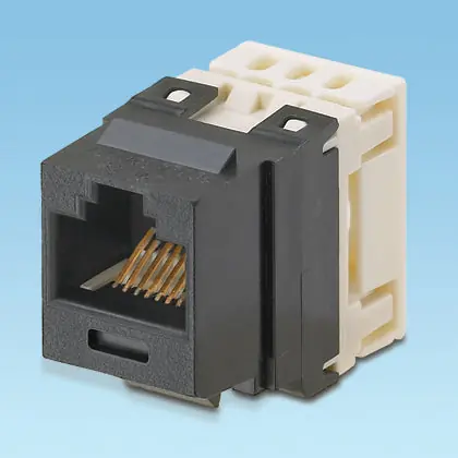 SK0497141-US20260702-105043-0 Panduit NKP5E88MWH NK CAT5E PUNCHDOWN JACK MODULE WHITE - Image 1