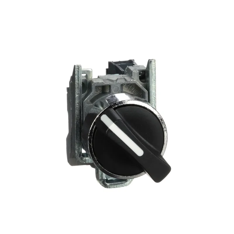 Schneider Electric XB4BD21 22 Mm 1.2 Amp 600 Vac 1no 2-Position Maintained Round Knob Non-Illuminated Selector Switch