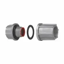SK0497387-US20260702-105043-0 Crouse-Hinds STTBA3 through bulkhead fitting 1 inch aluminum - Image 1