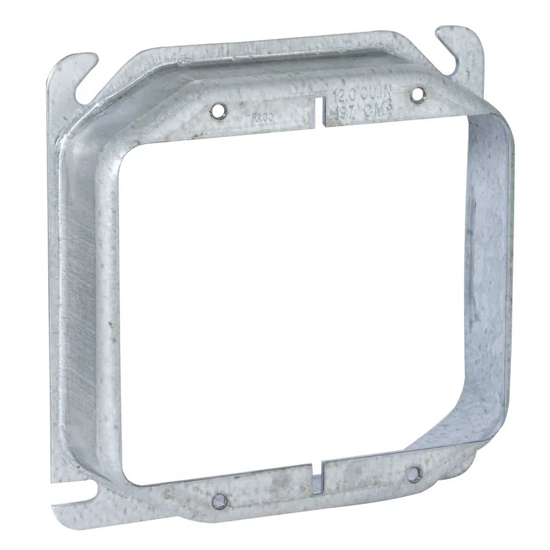 SK0497459-US20260702-105043-0 Hubbell 780 RACO 4SQ Mud Ring Two Device - Raised 1 - Image 1