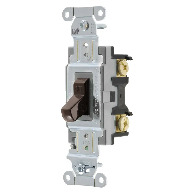 SK0497792-US20260702-105043-0 Hubbell CS115 General Purpose Standard Toggle Switch 15A 120 to 277 VAC - Image 1