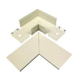 Wiremold V3011E Steel 90 D. Flat Elbow 3000 Ivory