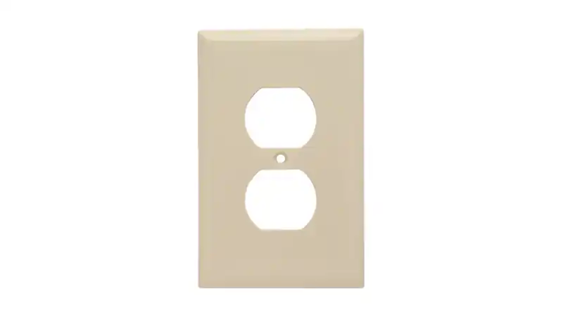 Legrand SPJ8I Pass & Seymour Jumbo Wall Plate 1 Gang Duplex Receptacle Ivory