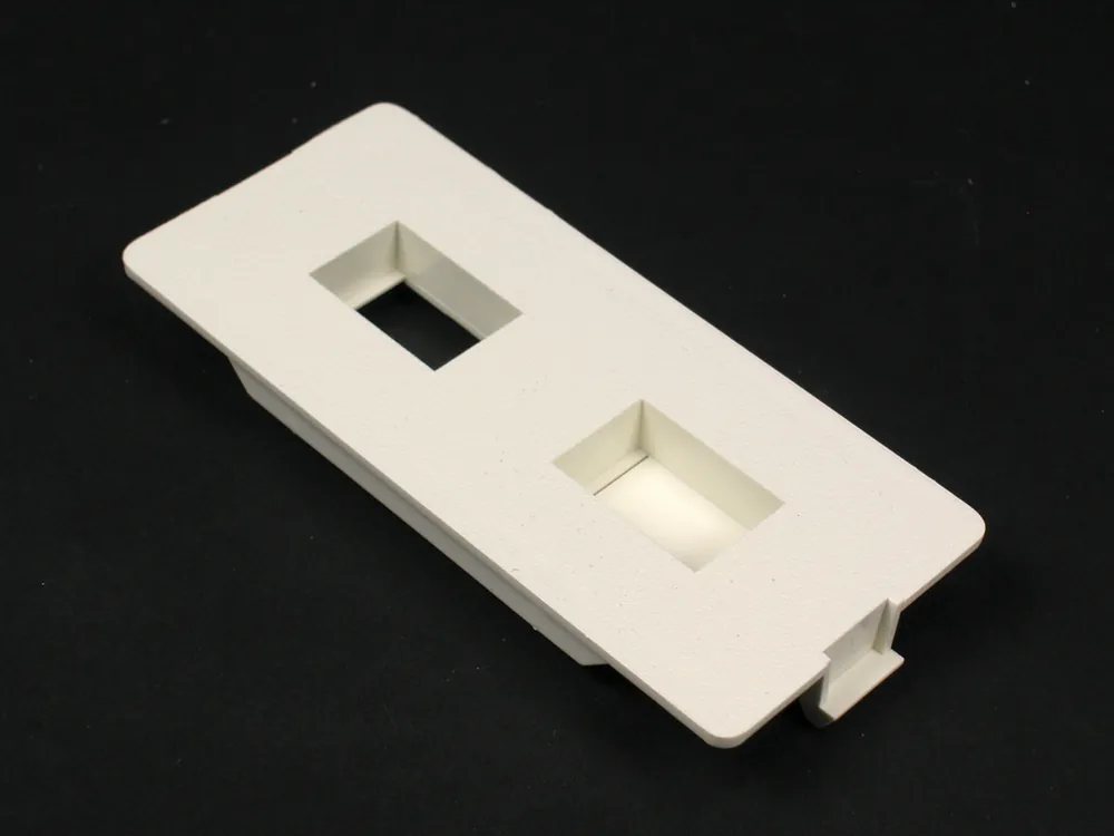 SK0498028-US20260702-105043-0 Wiremold 5507FRJ Non-Metallic Flush Ivory Faceplate - Image 1