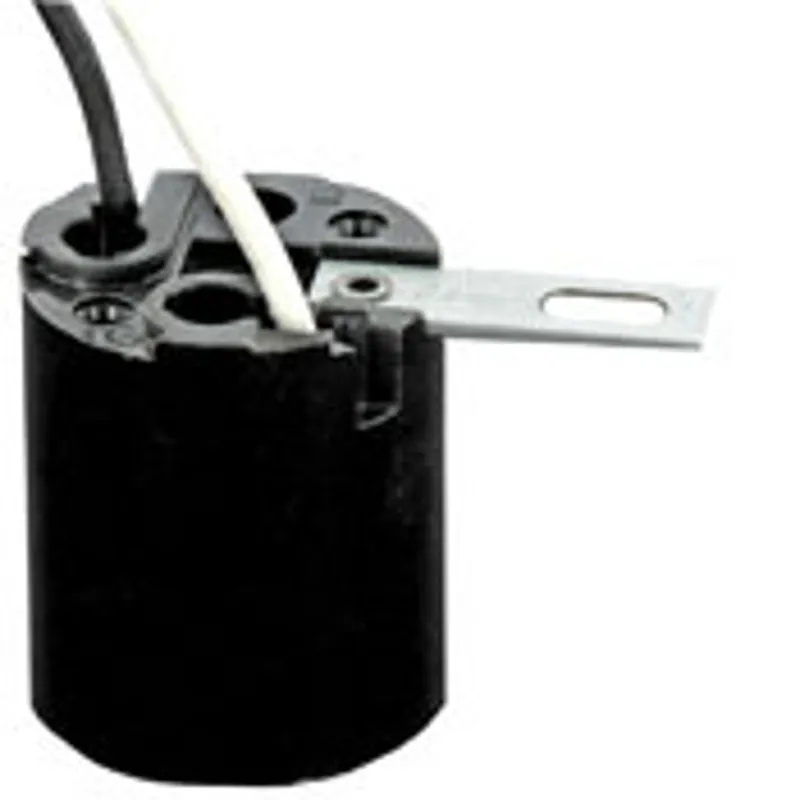 Leviton 2052-13 Incandescent Lampholder 660W 250V Black