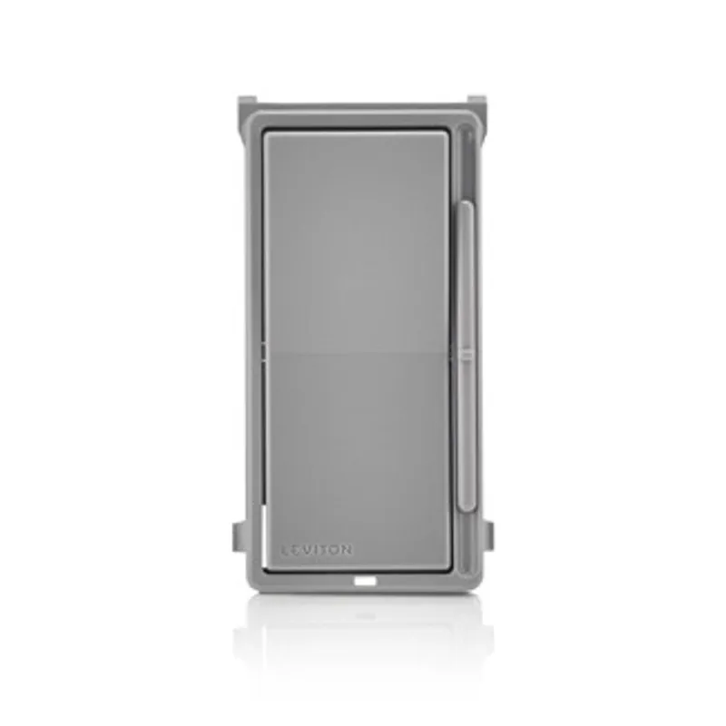 SK0498299-US20260702-105043-0 Leviton DSKIT-G Decora Rocker Slide Color Change Kit with Locator Light - Gray - Image 1