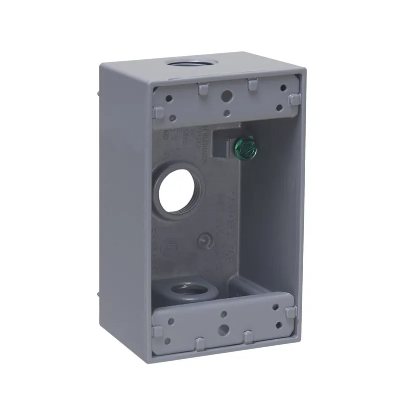 SK0498372-US20260702-105043-0 Hubbell 5320-0 RACO WP BOX 1G 3 Outlets - Image 1