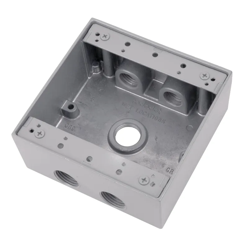 SK0498397-US20260702-105043-0 ABB 2IH5-2 RED 2G RT BOX W/5 3/4 HUBS - Image 1