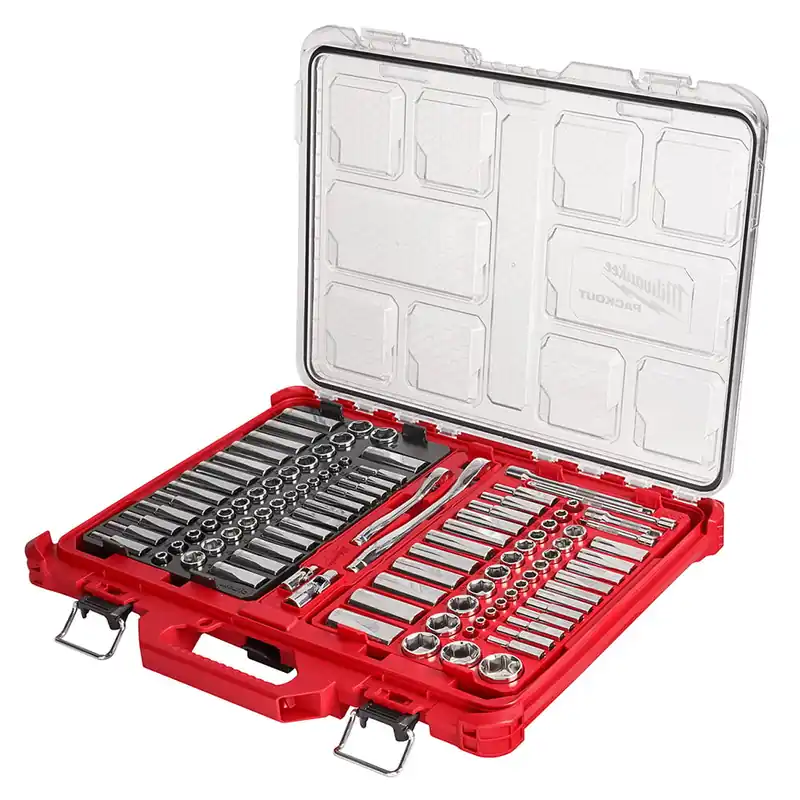 SK0498496-US20260702-105043-0 Milwaukee 48-22-9486 106Pc Ratchet and Socket Set with Packout Low-Profile Organizer - Image 1