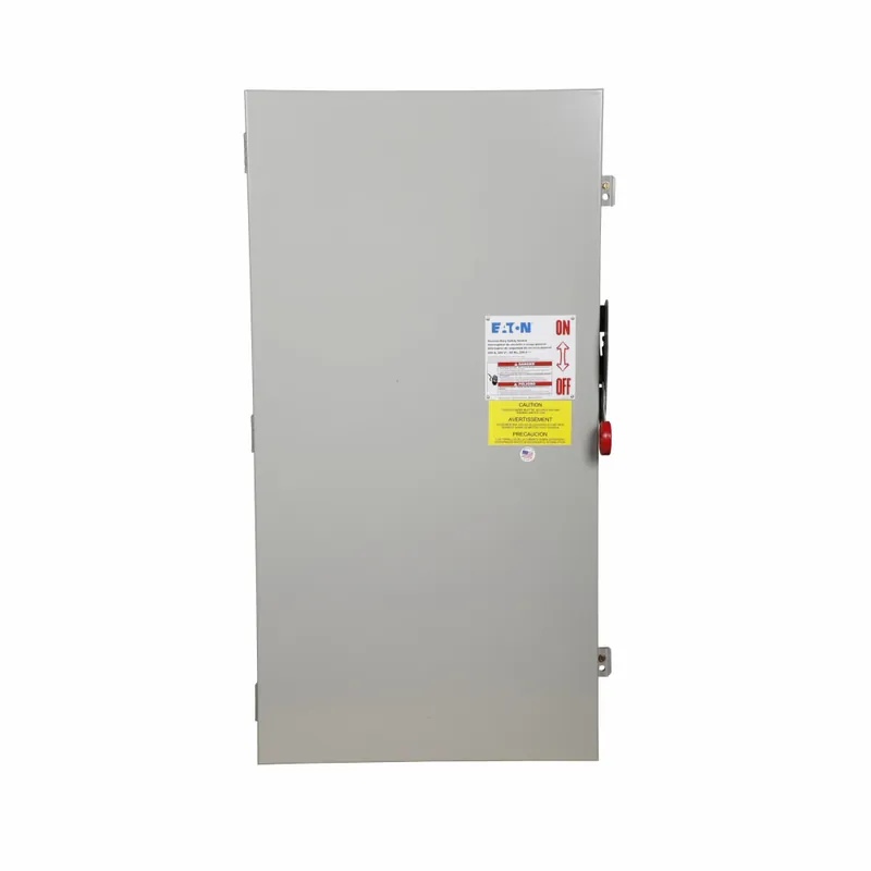 SK0498587-US20260702-105043-0 Eaton DG325NGK 120/240 VAC 400 Amp 50 to 125 Hp 3-Pole 4-Wire Fusible Single Throw Safety Switch - Image 1