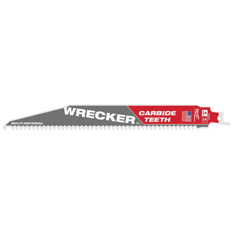 Milwaukee 48-00-5242 Wrecker 9 in 6 TPI Carbide Blades 1PK