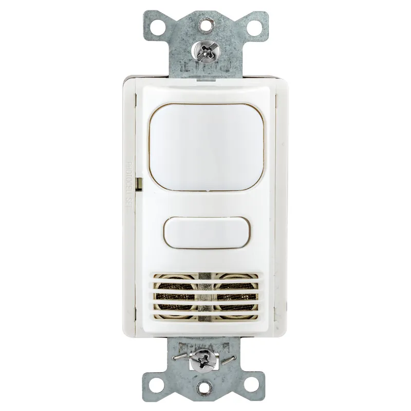 SK0498737-US20260702-105043-0 Hubbell AD2000W1 Wall Switch, Vac/Occ, DT, 1 RLY, 120/277V, WH - Image 1
