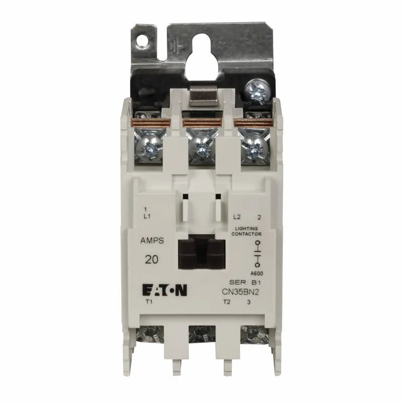 SK0498754-US20260702-105043-0 Eaton CN35BN2AB CN35 Electrically Held Lighting Contactor 20A 2 Pole - Image 1