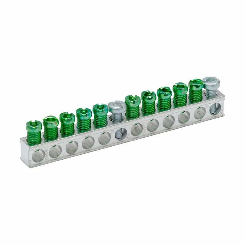 Eaton GBKP10P Ground Bar Kit, 4.05 in Length, 14 to 10 AWG, 14 to 4 AWG Aluminum/Copper Conductor, 10 Terminals
