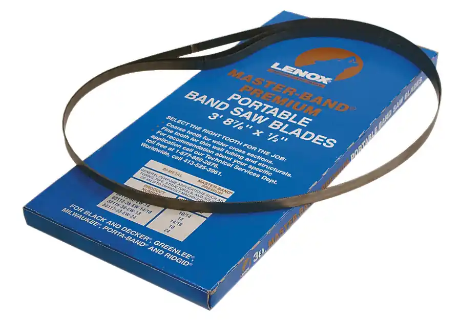 Lenox 8011538EW14 Master-Band Toothed Band Saw Blade - Bi-Metal Material, 3 ft 8-7/8 in Long, 1/2 in Wide