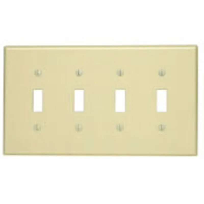 SK0498815-US20260702-105043-0 Leviton 80512 4-Gang Toggle Device Switch Wallplate Midway Size Replacement MPN - Image 1
