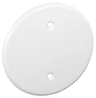 Garvin CBC-275 5 Round Ceiling Blank-Up Covers White for 3-1/2 Round/Octagon Box