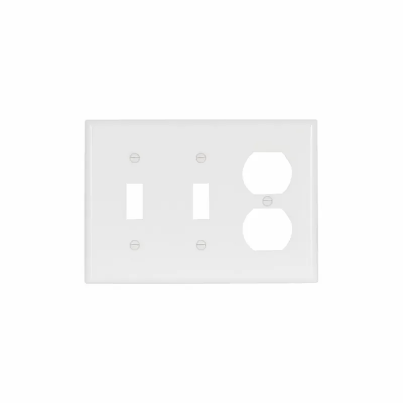 Crouse-Hinds 2158W-BOX Eaton Wiring Devices 3-Gang Combination Wallplate