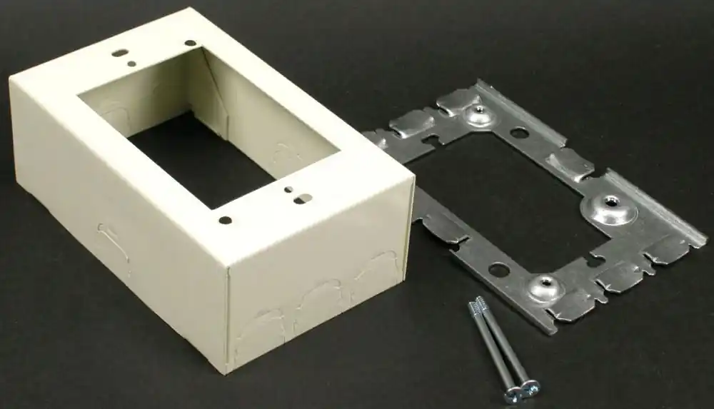 SK0499291-US20260702-105043-0 Wiremold V5751A Single-Gang Deep Flush Type Extension Adapter Fitting - Ivory - Image 1