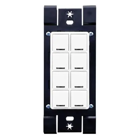 SK0499657-US20260702-105043-0 LEVITON DLDNK-8W WH LUM RF 8-BTN BLTTH KEYPAD ROOM CTRLR - Image 1