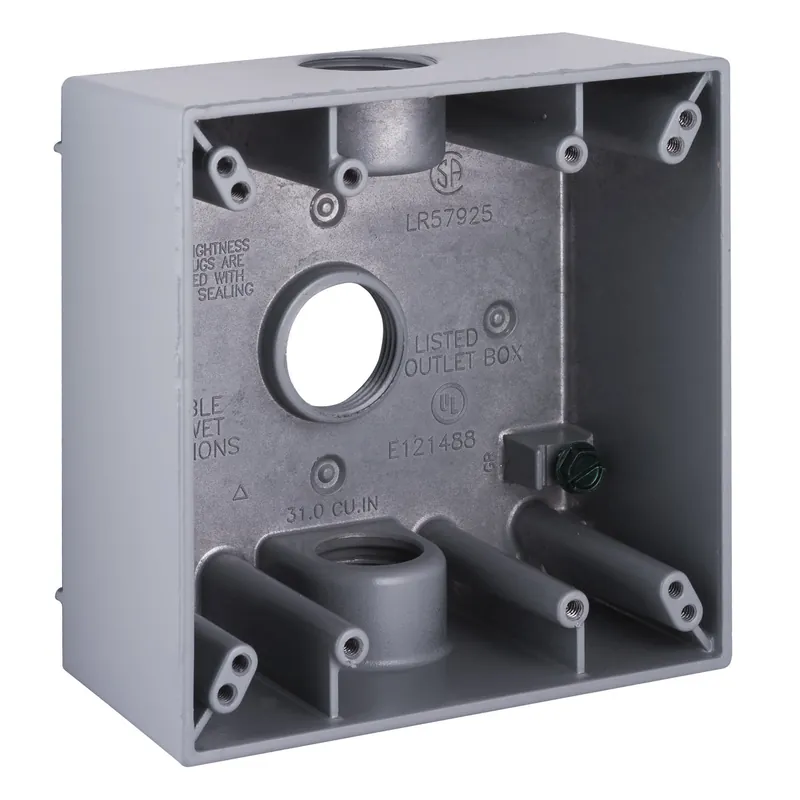 SK0499675-US20260702-105043-0 Hubbell 5341-0 RACO WP BOX 2G 3 (3/4 OUTLETS) - Image 1