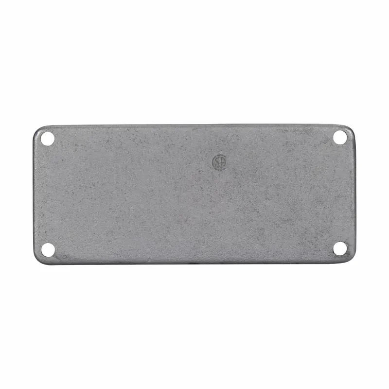 Crouse-Hinds RSP0 Blank Hub Plate 8-1/2 x 4 Feraloy iron alloy