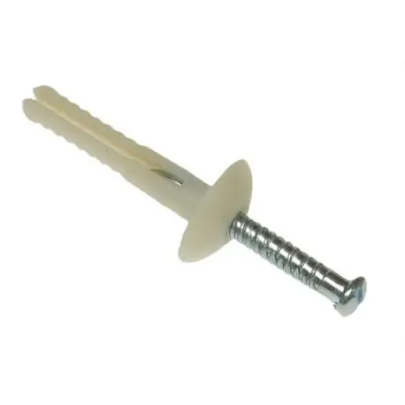 SK0499785-US20260702-105043-0 Metallics J1415T Hammer Drive Nail-In Anchor, 1-1/2 in OAL, Nylon Body Shell, Steel Pin, Mushroom Truss Head - Image 1