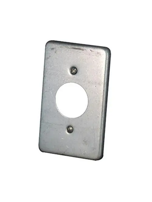 SK0499843-US20260702-105043-0 Appleton FSK-1R-Q 1-Gang Round Fl Receptacle Cover - Image 1