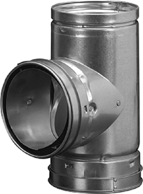Hart & Cooley 16605 B-Vent Tee 10 Dia x 10 Gas Round