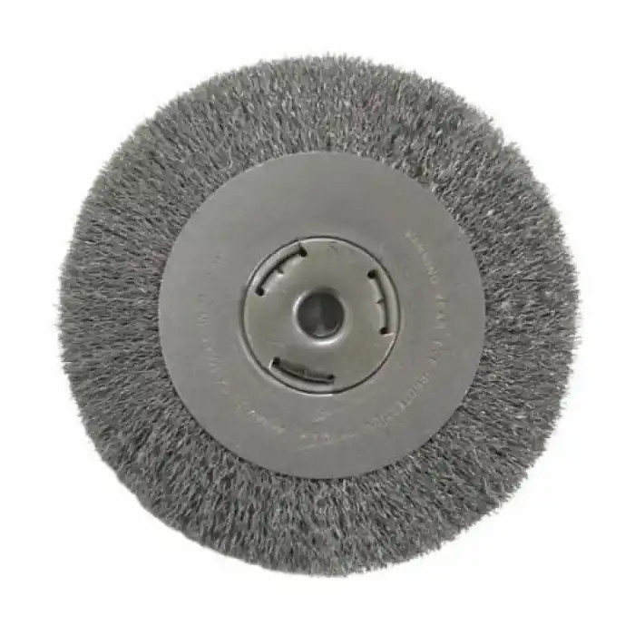 Weiler 36006 Vortec Pro Wide Face Wheel Brush 8 in Diameter 5/8 in Arbor