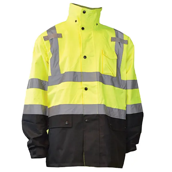 Radians RW303Z1YL Rain Jacket Large Hi-Vis Green