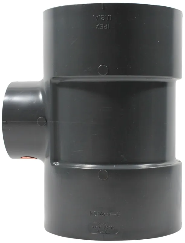 IPEX 036807 6 x 3 PVC SCH-80 Reducer Tee Socket x Socket x Socket Xirtec-140