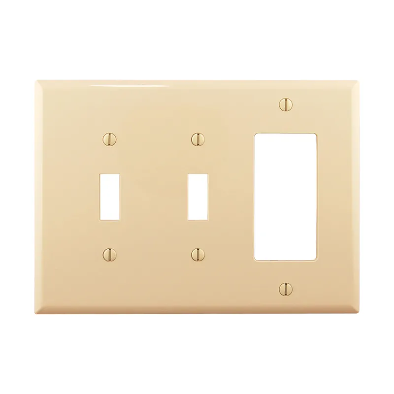 SK0502857-US20260702-105043-0 Eaton PJ226V EWD PJ226V Wallplate 3G 2Toggle/Dec - Image 1