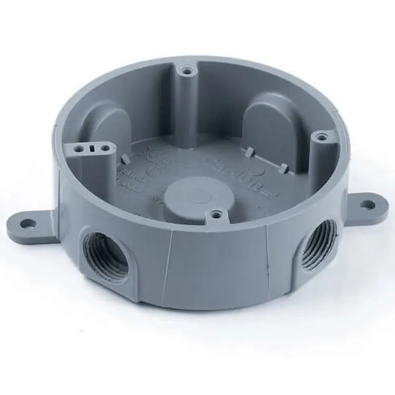 CARLON E365D-CAR Round Weatherproof T-Box 13.5 Cubic Inches 4.93 Inches Diameter