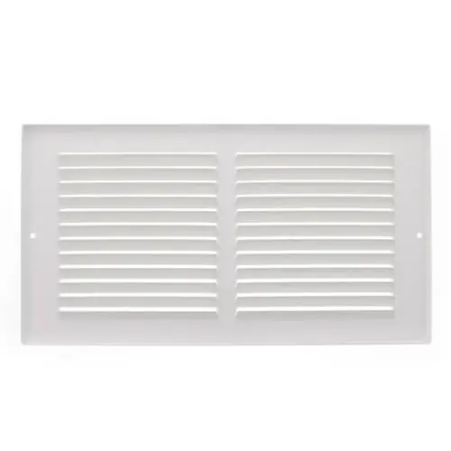 SK0503266-US20260702-105043-0 Hart & Cooley 43380 30 x 24 (Wall Opening Size) White Sidewall/Ceiling Return Air Grille 672 Series - Image 1