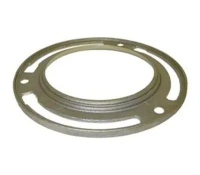 GENE RICH 120 Closet Floor Flange Brushed Brass 4 in. Replacement MPN