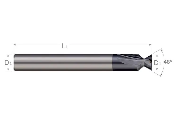 SK0503550-US20260702-105043-0 Harvey Tool 56307-C3 HAR .070 48DEG PARKER O-RING DOVETAIL CUTTER .084 DIA - Image 1