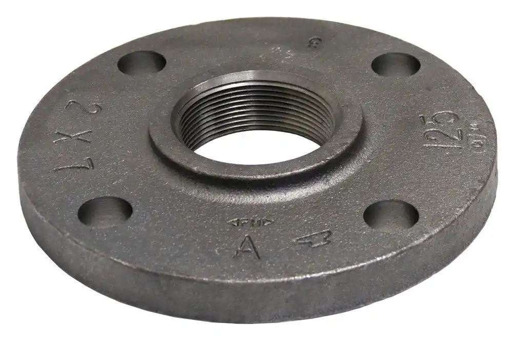 SK0503858-US20260702-105043-0 AnvilStrut 0308008002 2 x 7-1/2 in. Threaded 125# Black Cast Iron Flange - Image 1