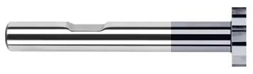 SK0504096-US20260702-105043-0 Harvey Tool 961090-C3 Standard Slotting Keyseat Cutter, Shank Connection, 7/8 in Dia Cutter, 0.375 in W Cutting, 3-3/8 in OAL, 1/2 in Dia Shank Reduced Shank - Image 1